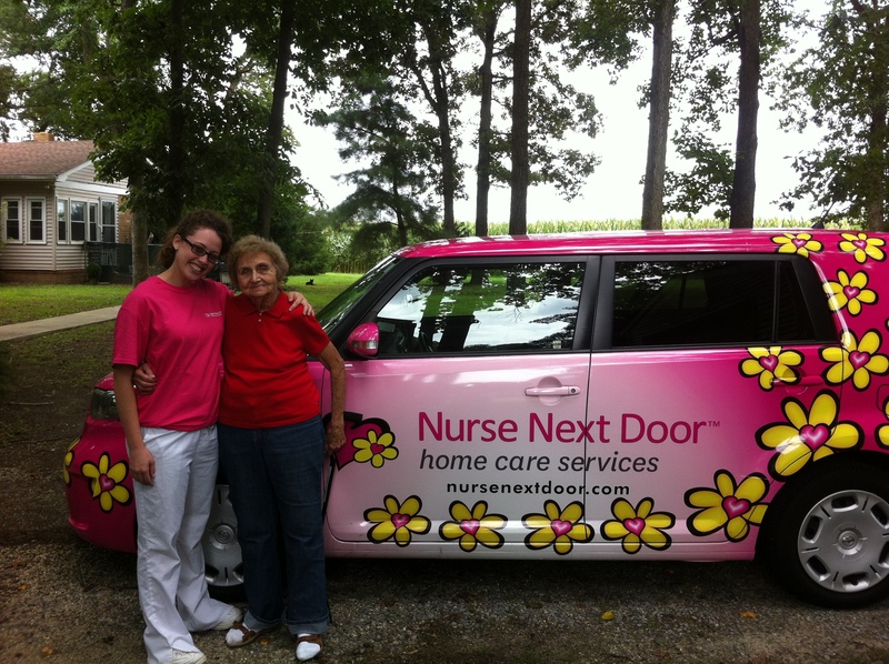 Nurse Next Door owner Tiffany Rubin, left, is shown with client Mary Watford, who is taking advantage of the service until she can drive again. SOURCE SUBMITTED